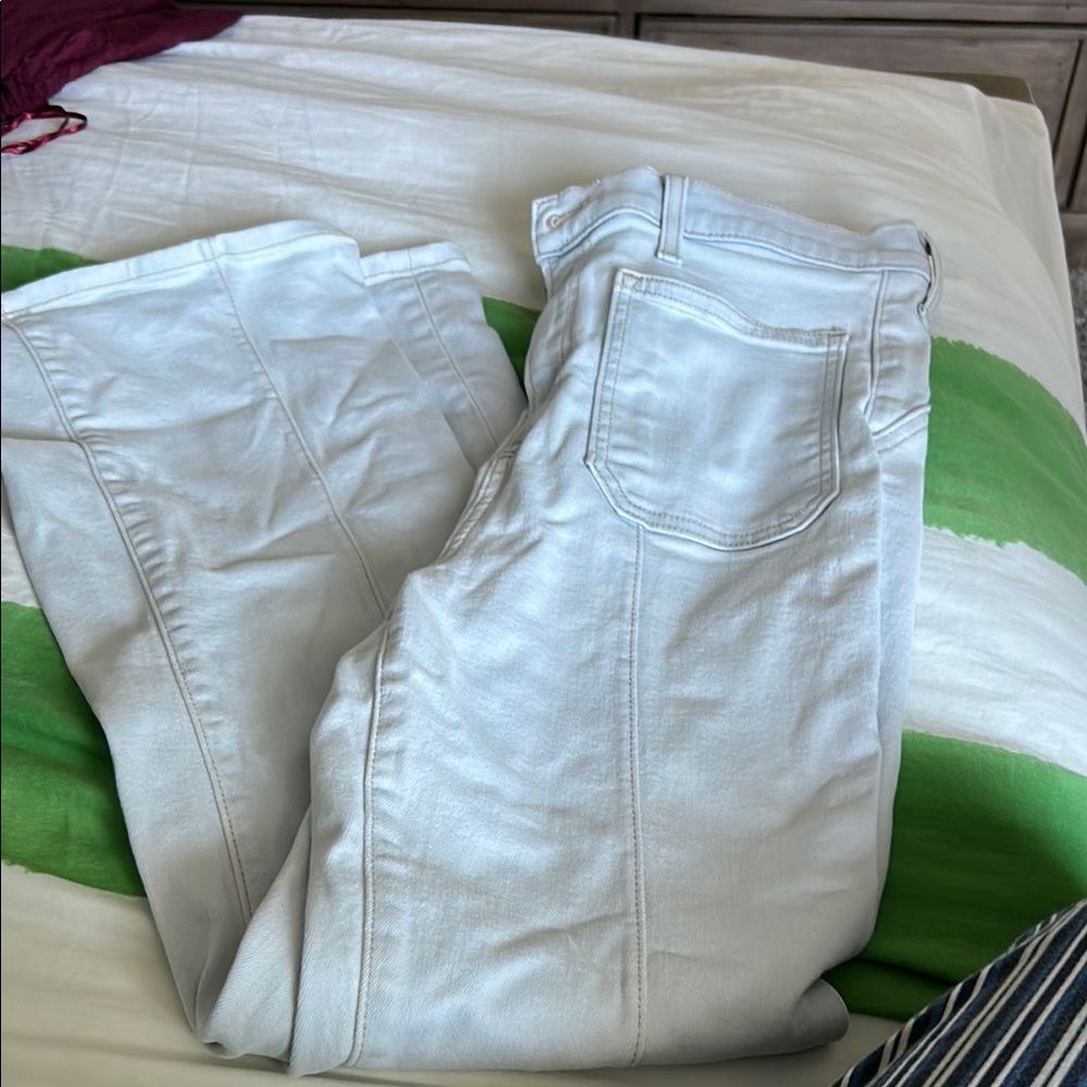 Veronica Beard Carson ankle flare high rise jeans size 29 w strech